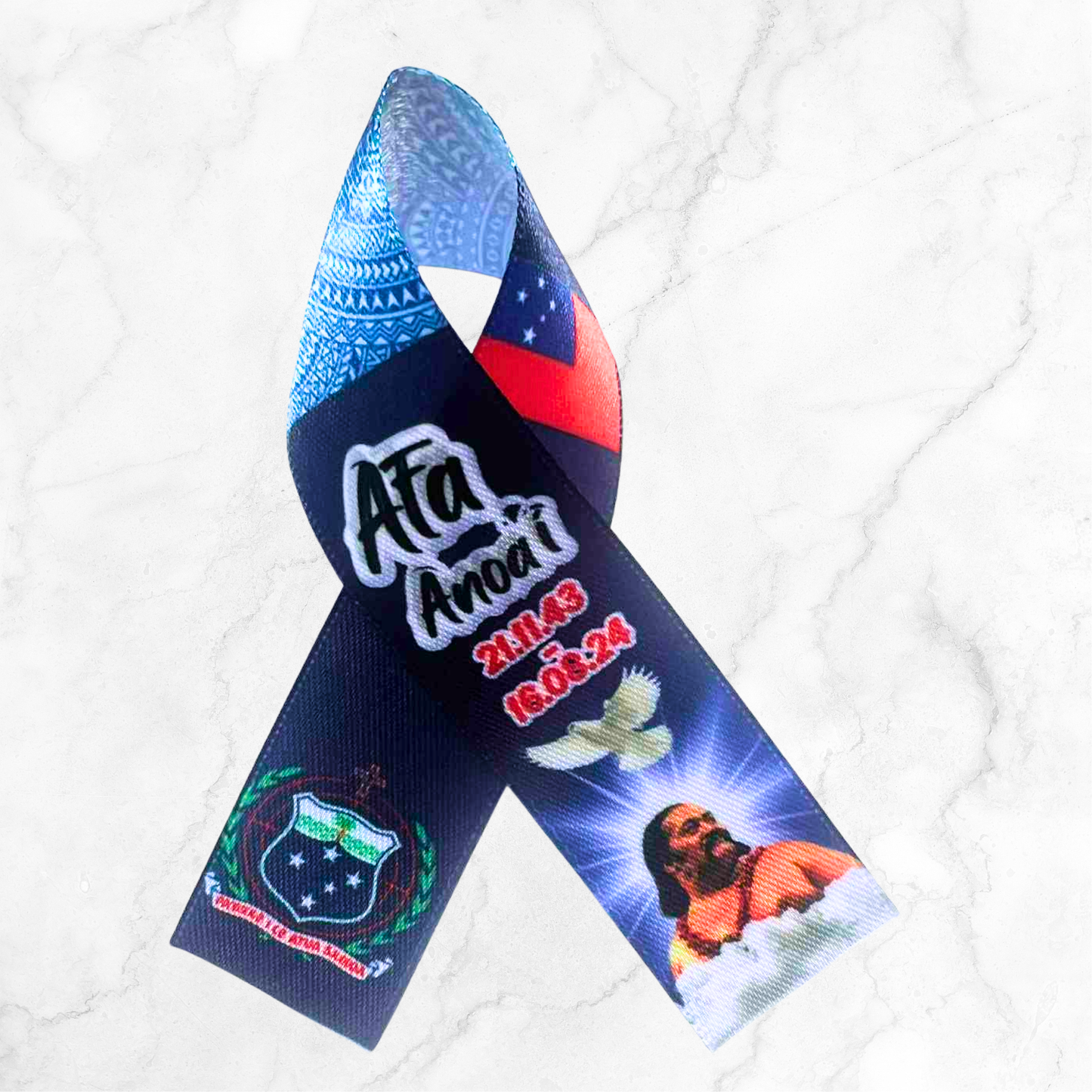 Personalised Memorial Ribbon – Custom Tribute Keepsake