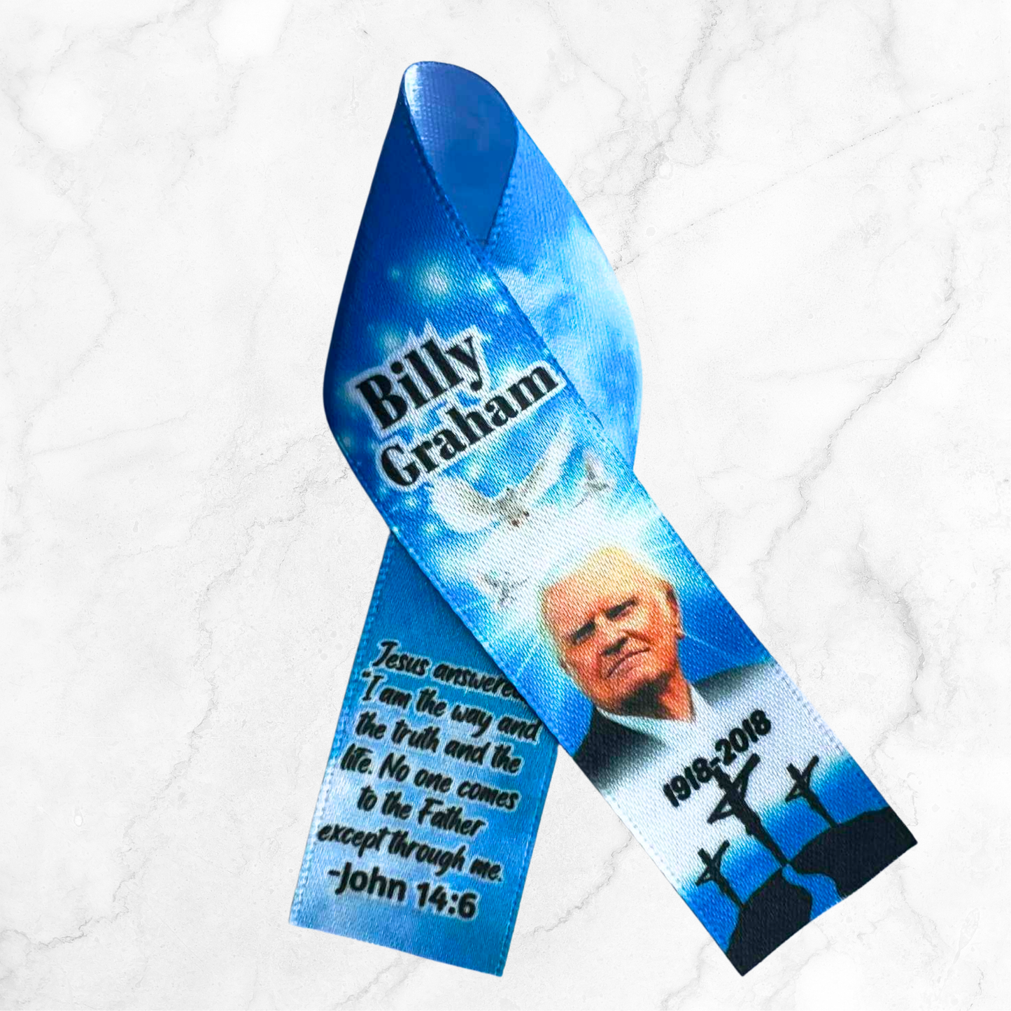 Personalised Memorial Ribbon – Custom Tribute Keepsake