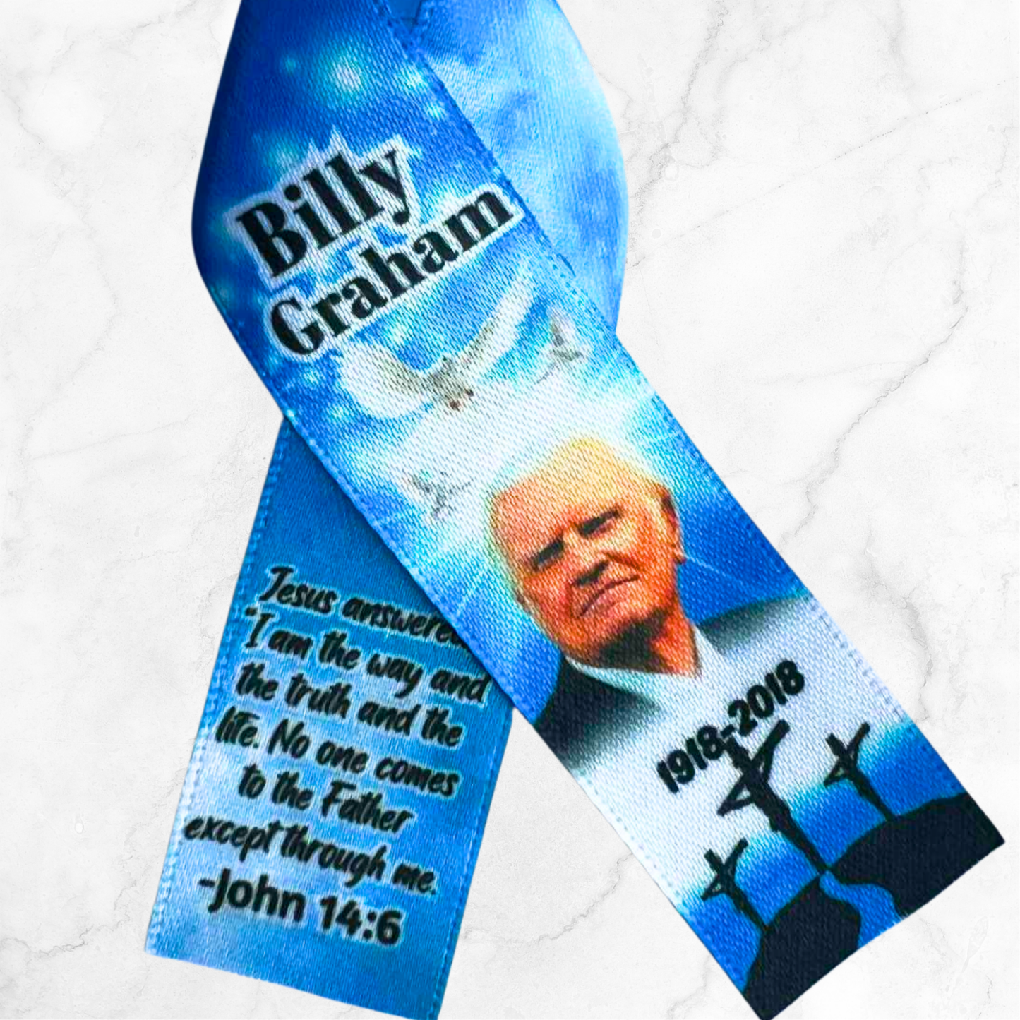 Personalised Memorial Ribbon – Custom Tribute Keepsake