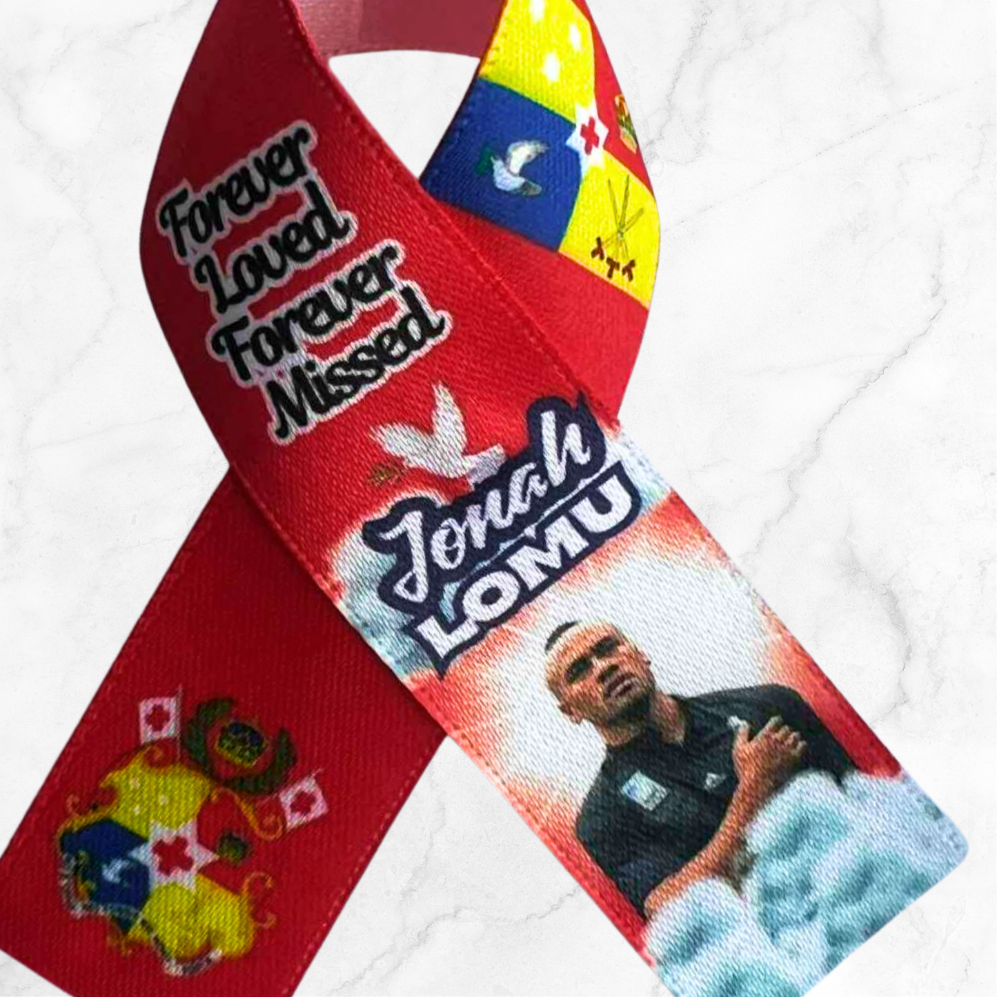 Personalised Memorial Ribbon – Custom Tribute Keepsake