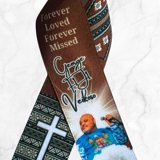 Personalised Memorial Ribbon – Custom Tribute Keepsake