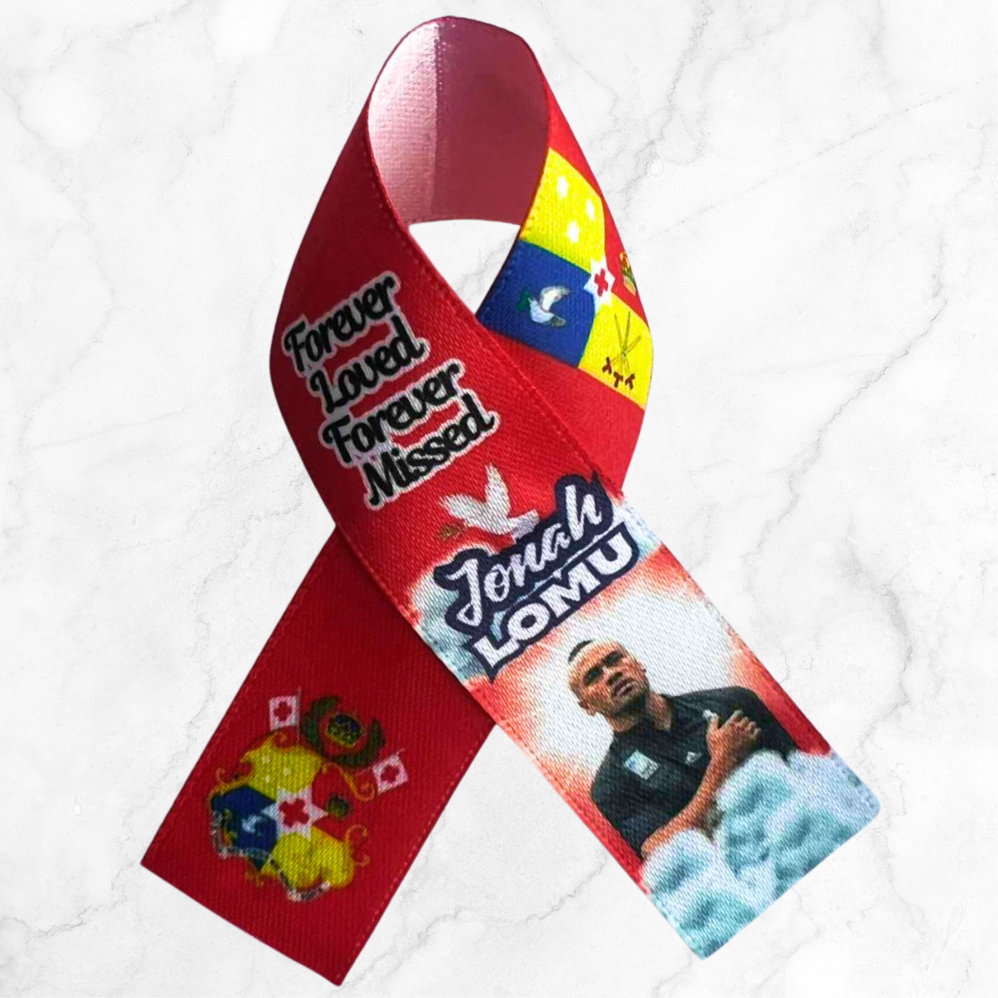 Personalised Memorial Ribbon – Custom Tribute Keepsake