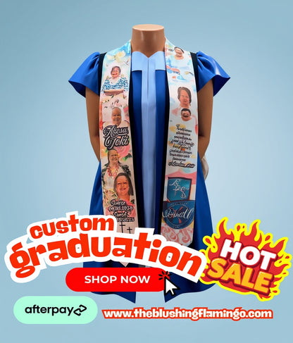 Custom graduation stole 72 inch Custom GRADUATION STOLE, Graduation GIFTS, Personalised Graduation Sash, Class of 2025
