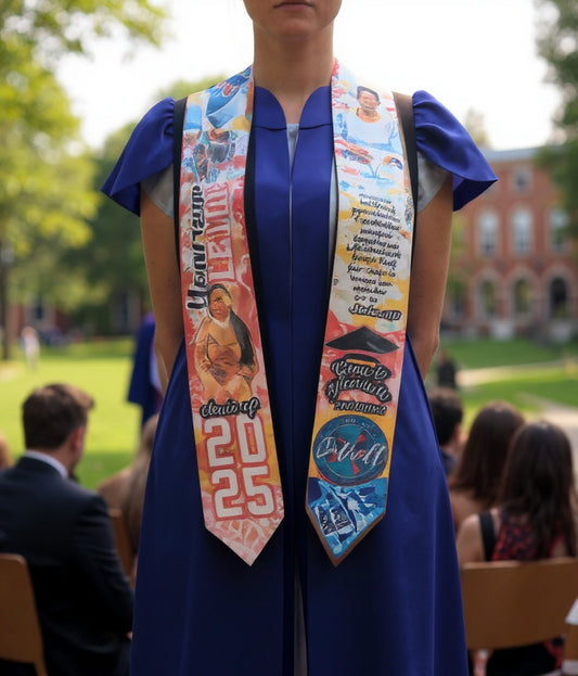 Custom graduation stole 72 inch Custom GRADUATION STOLE, Graduation GIFTS, Personalised Graduation Sash, Class of 2025