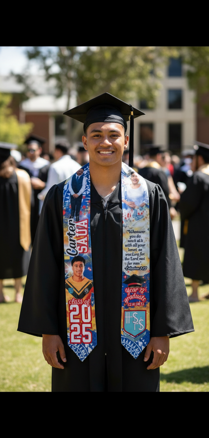 Custom graduation stole 72 inch Custom GRADUATION STOLE, Graduation GIFTS, Personalised Graduation Sash, Class of 2025